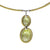 Charriol Classique 18K Gold & S.S. Lemon Quartz Pendant Necklace