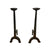Continental 17th Century Forged Iron Andirons