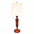 Neoclassical Style Painted Satinwood Lamp